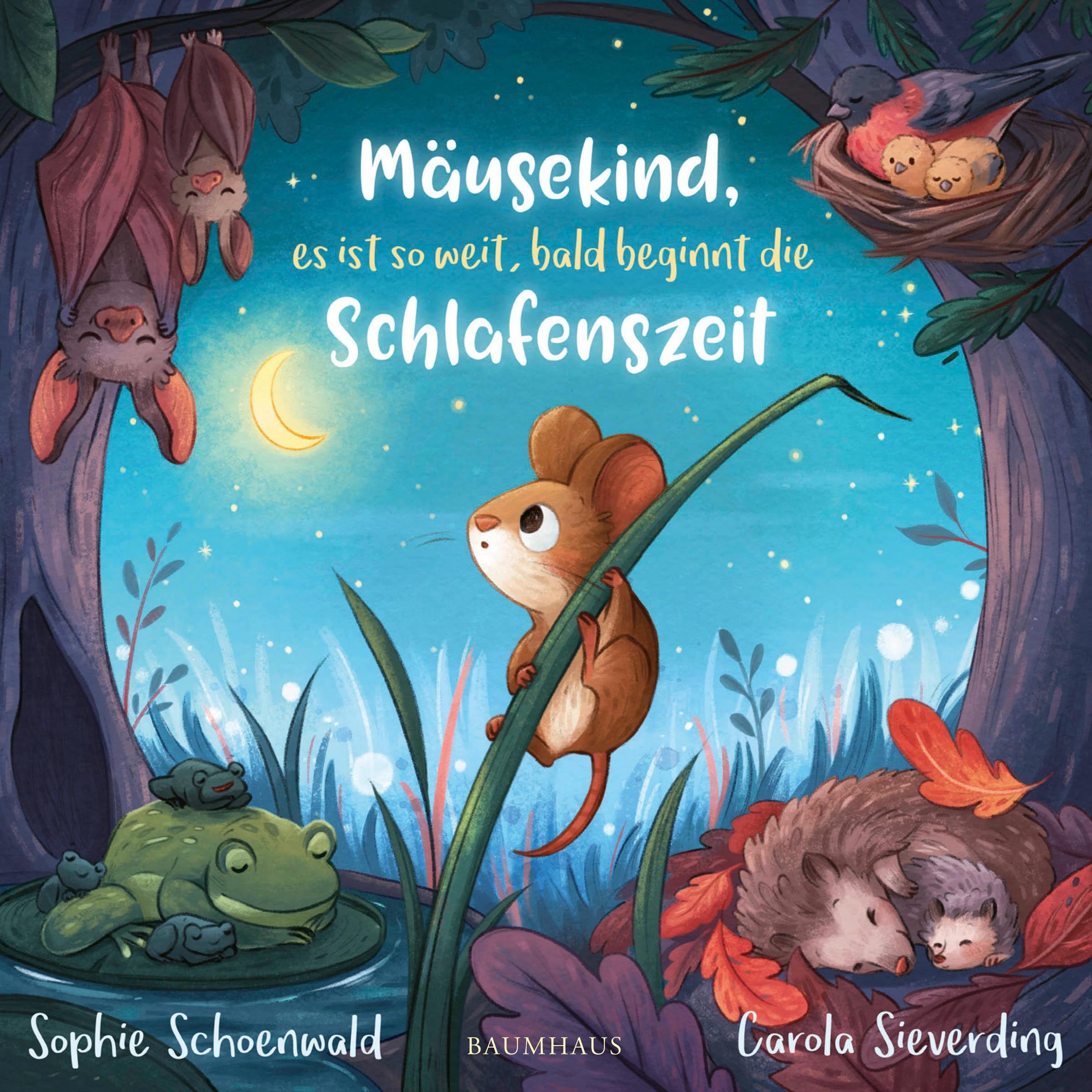 Thumbnail - Mäusekind, es ist so weit, bald beginnt die Schlafenszeit, Kinderbücher von Sophie Schoenwald