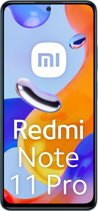 Produktbild Xiaomi Redmi Note 11 Pro (128 GB, Star Blue, 6.67", Hybrid Dual SIM, 4G)