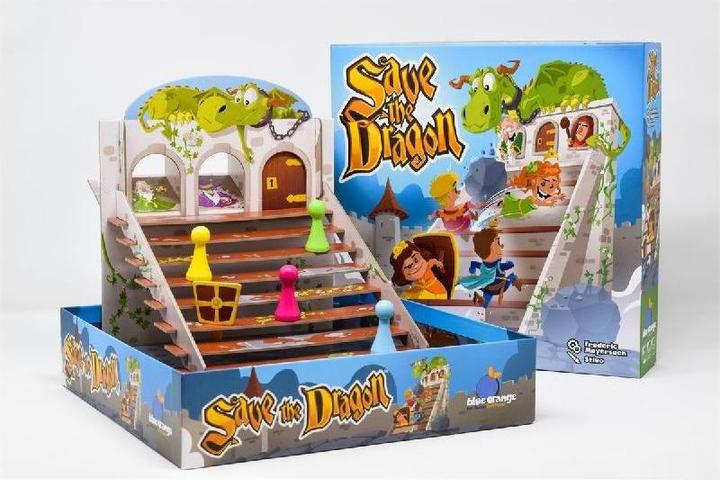 Produktbild Blue Orange BLOD0098 - Save The Dragon - Brettspiel, für 2-4 Spieler, ab 5 Jahren (Italienisch)