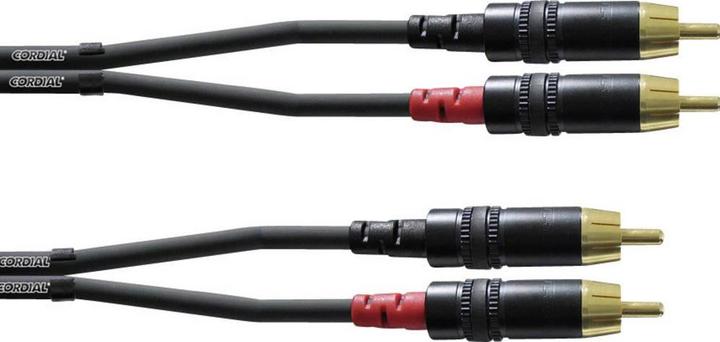 Actual product image Cordial CFU CC Cinch connection cable unbalanced (0.90 m, Cinch Cables)