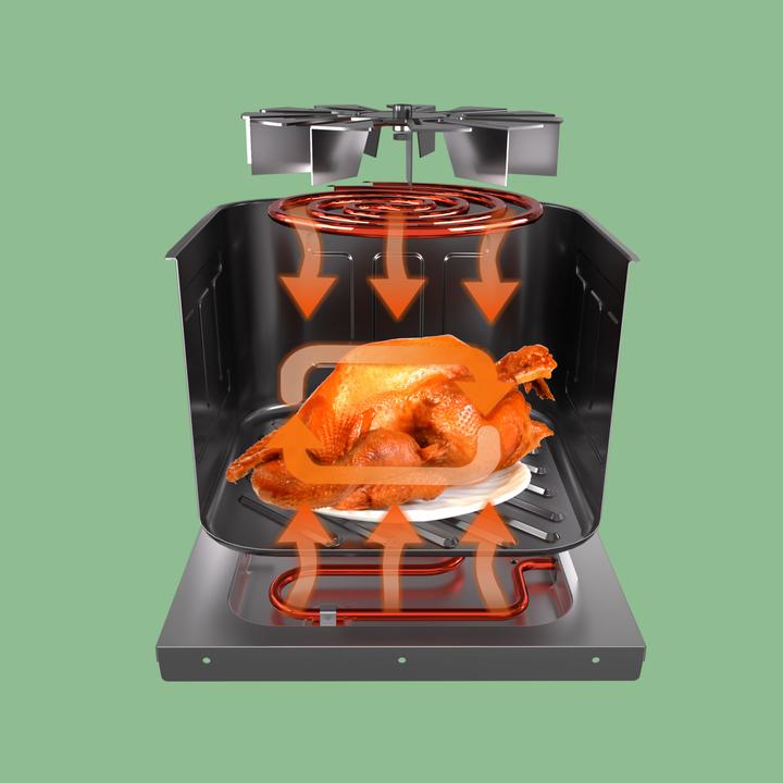 Produktbild TM Electron Heissluftfritteuse 2000 W 9 L