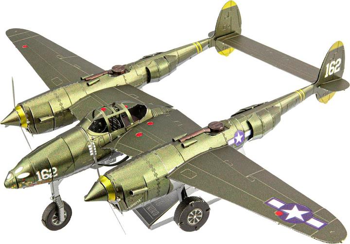 Actual product image Metal Earth ICONX - Lockheed P-38 Light