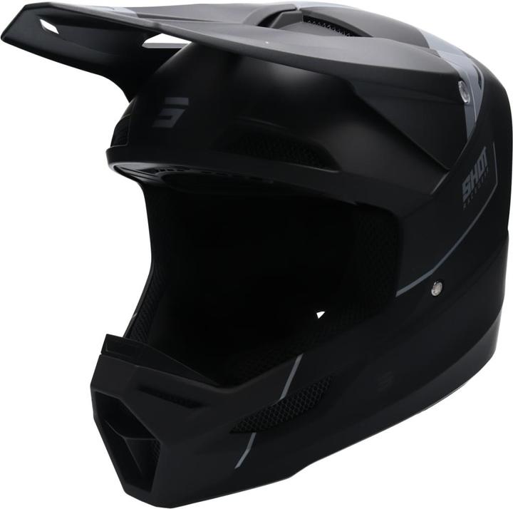 Produktbild Shot FURIOUS SCOPE MX-Helm matt schwarz-grau XL (58 - 63 cm, XL)