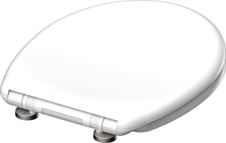 Produktbild Schütte WC Sitz Duroplast WC-Sitz FAMILY WHITE Absenkautomatik Schnellverschluss Quick Release 82940 Weiss