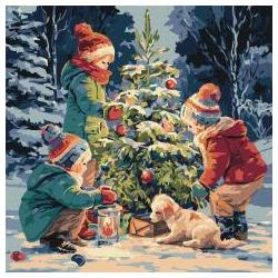 Ideyka Malen nach Zahlen - Freundschaftsweihnachtsbaum