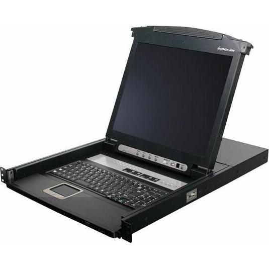Iogear 16-port 17" LCD Combo KVM, KVM Switch, Grau