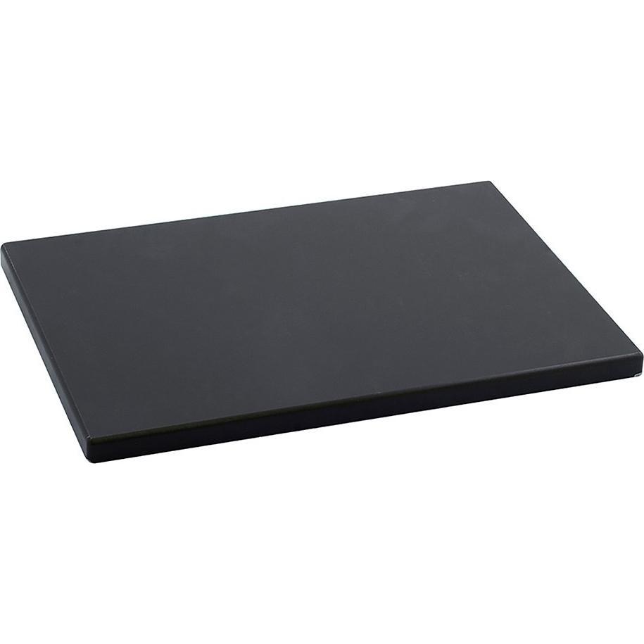 Metaltex Polyethylene cutting board, black, 33 x 23 x 1.5 cm, Tagliere, Nero