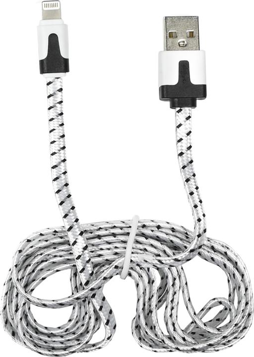 Actual product image Benson Electric USB lightning cable 2 m nylon (2 m, USB 2.0)