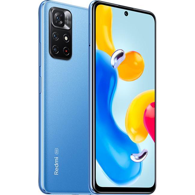 Xiaomi Redmi Note 11S 5G (128 GB, Blau, 6.60", Dual SIM), Smartphone, Blau