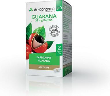 Actual product image Arkopharma Arkocaps Bio Guarana Kapseln (40 Piece, Capsules, 40 g)