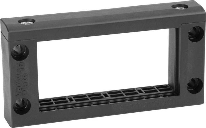 Actual product image HellermannTyton VarioPlate-16 Frame-PL-BK Cable entry frame halogen-free plastic black 1 pc. (2.10 cm)