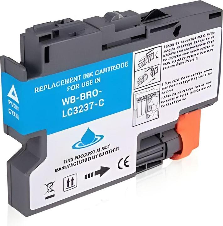Produktbild Hermex Alternative Tintenpatrone zu Brother LC-3237C (C)
