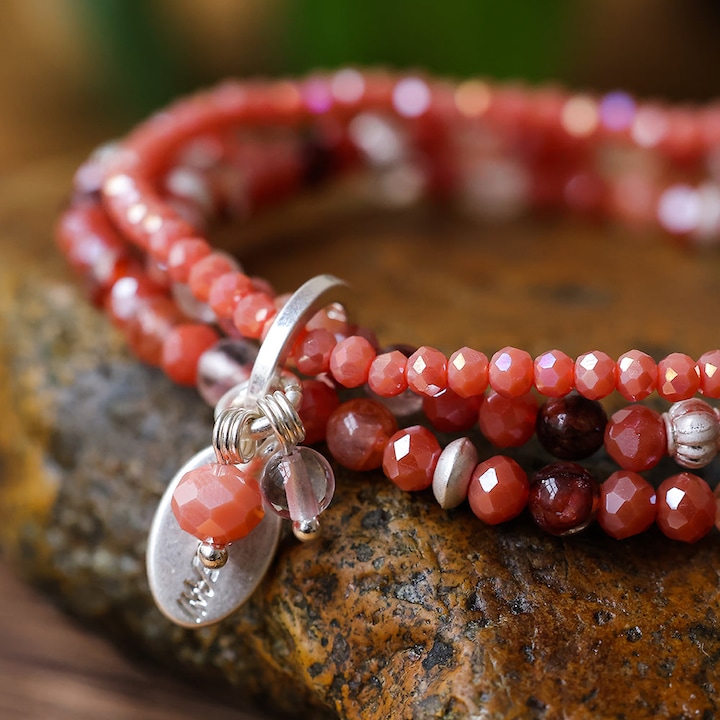 Produktbild Andreani Armband mit echtem Lapislazuli (8 cm, Steine, Blauer Hämatoid)