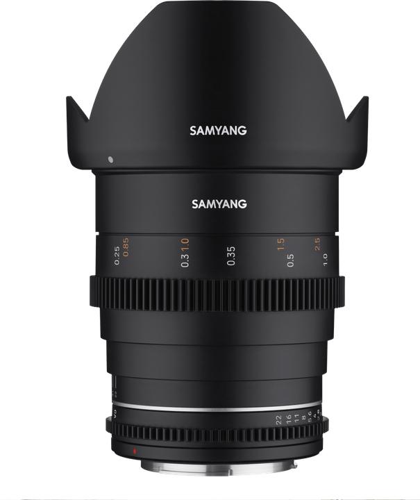 Actual product image Samyang MF 24mm T1.5 VDSLR MK2 Canon RF (Canon RF, full size, APS-C / DX, Micro Four Thirds)