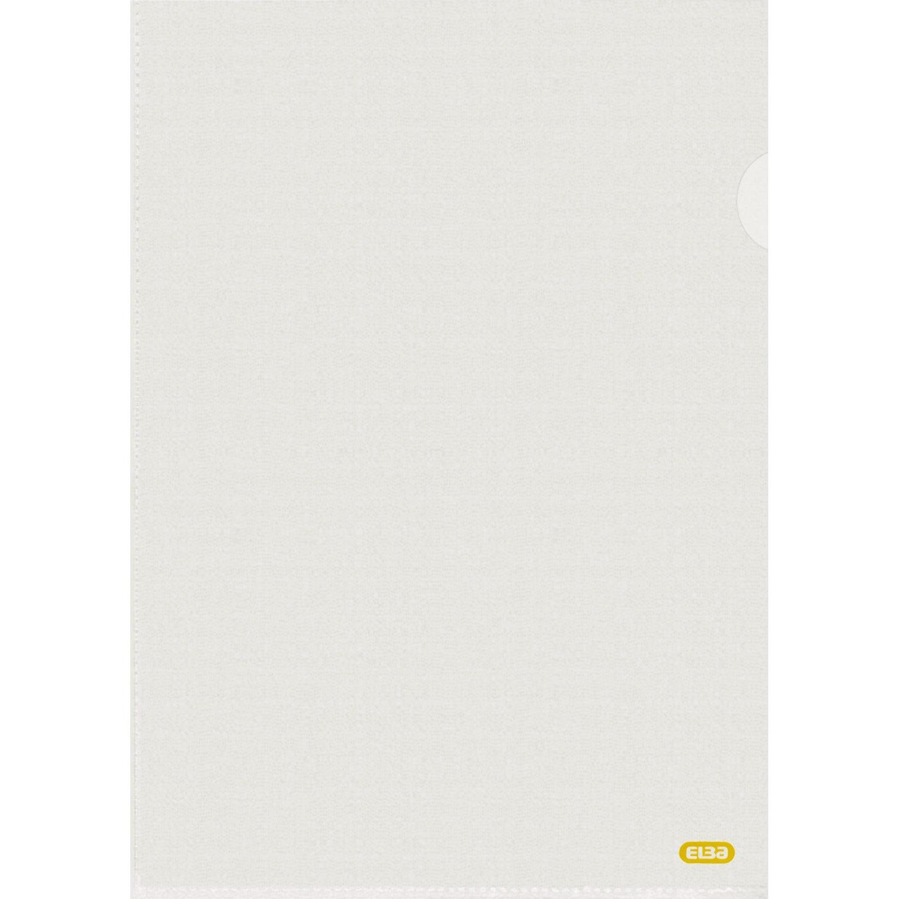 4x Elba, Mappe, Sichthülle PE 100µm A4 transparent (A4, 50 x)