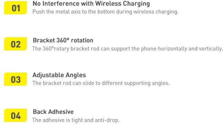 Actual product image Baseus Foldable Bracket Black