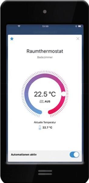 Image du produit Rademacher RDUO 32501872 Thermostat d'ambiance 2 radio DuoFern