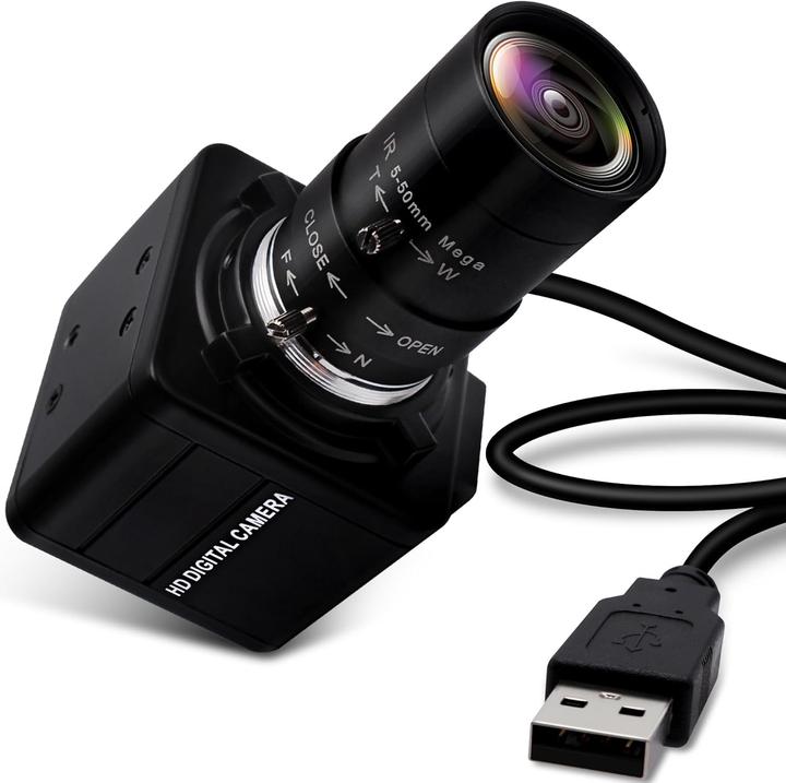 Actual product image ELP 4K Ultra HD Webcam mit Zoom-Objektiv (5-50mm)