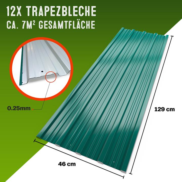 Produktbild Deuba 12x Trapezblech