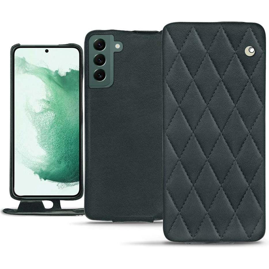 Noreve Lederschutzhülle vertikal (Samsung Galaxy S22+ 5G), Smartphone Hülle, Blau