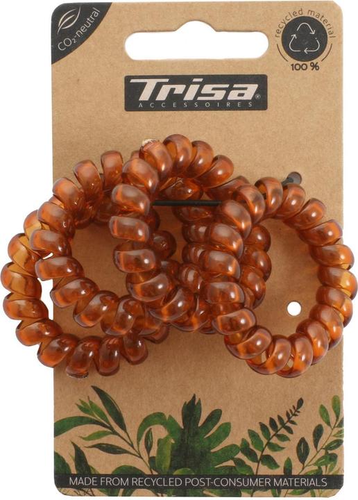Immagine prodotto Trisa Capelli - Cravatta a spirale ECO marrone (Elastico per capelli)