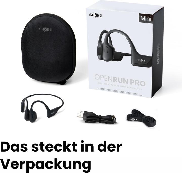 Image du produit Shokz OpenRun Pro Mini (pas de réduction du bruit, 10 h, Sans fil)