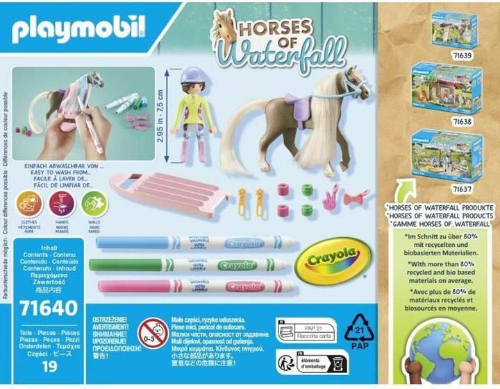 Image du produit Playmobil Set créatif avec cheval et crayons (71640, Playmobil Chevaux de la cascade)