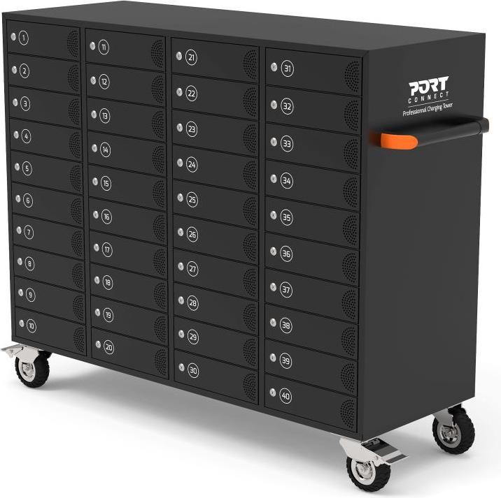 Produktbild Port Designs Ladeschrank mit Einzeltüren für 40 Einheiten