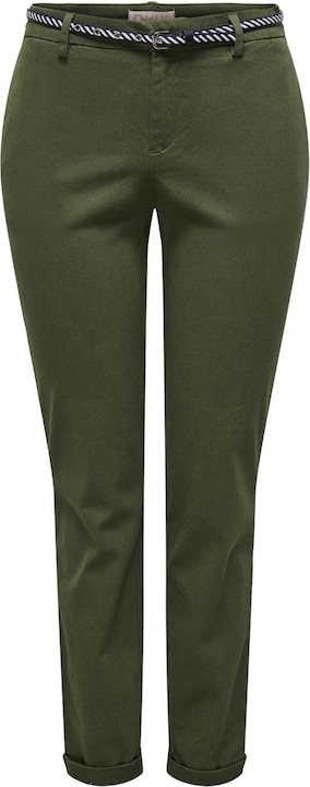 Actual product image Only Slim Fit Mid Waist Chino Trousers Chino Trousers (W36/L34)