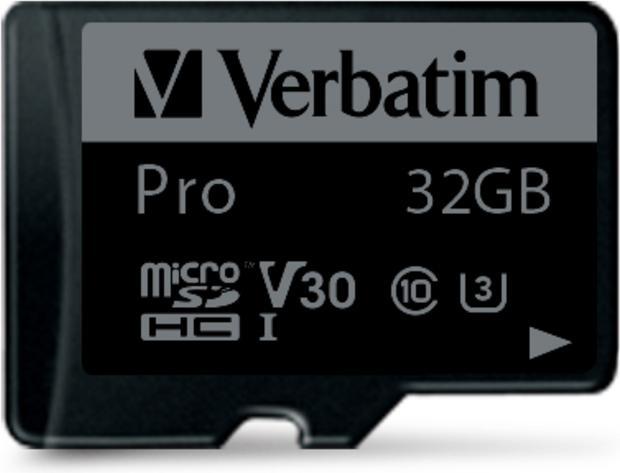 Productafbeelding Verbatim Pro U3 (32 GB, microSDHC, U3, UHS-I)