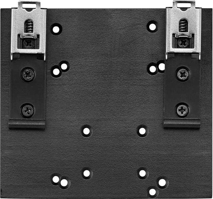 Actual product image Renkforce DIN Rail Mount Suitable for: Raspberry Pi, Arduino, Banana Pi for DIN rail mounting Black