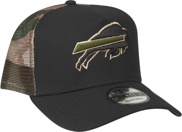 Actual product image New Era Snapback Trucker Cap - Buffalo Bills wood camo (One size)