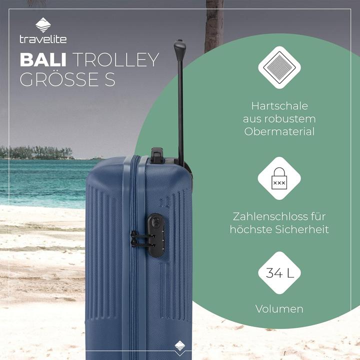 Image du produit Travelite Valise & Trolley Bali 4w Trolley S (34 l)
