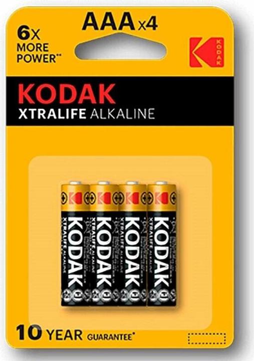 Immagine prodotto Kodak Batteria alcalina usa e getta AAA (6 pz., AAA, 1050 mAh)