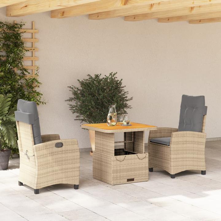 Produktbild vidaXL Garten Essgruppe (80 x 80 x 40 cm)