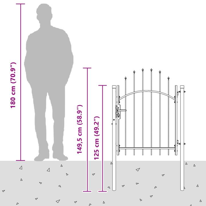 Image du produit vidaXL Gartentor