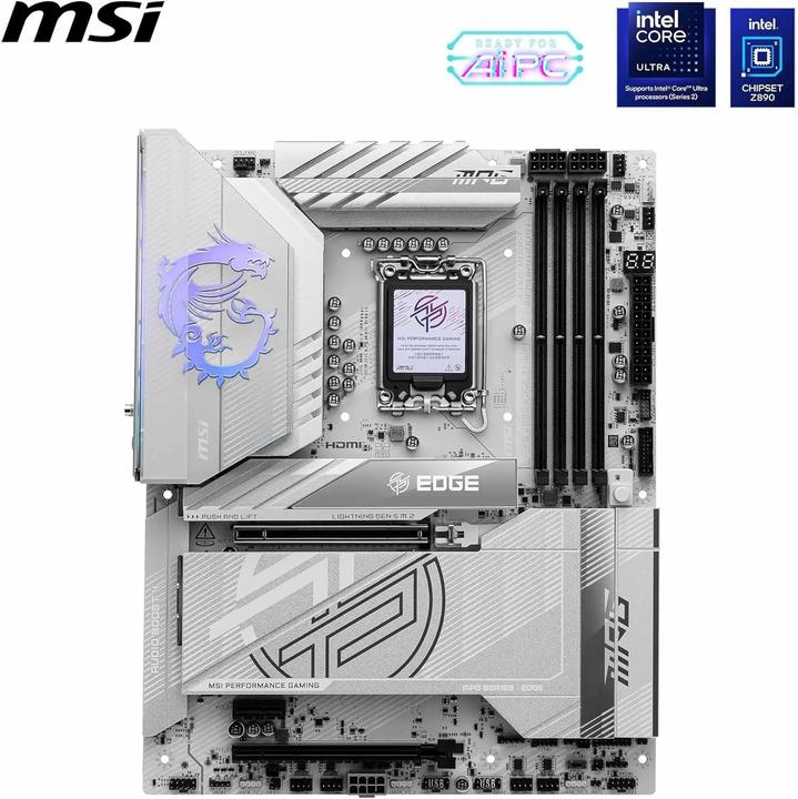 Productafbeelding MSI MPG Z890 EDGE TI WiFi (LGA 1851, Intel Z890, ATX)