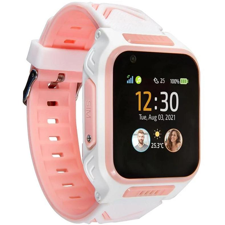 Shelly Smartwatch 4 Weiss/Pink (41 mm), Smartwatch