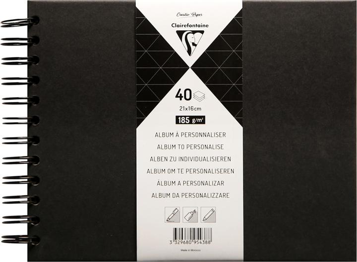 Image du produit Clairefontaine Carnets créatifs (21 x 16 cm, Blanc, Couverture rigide)