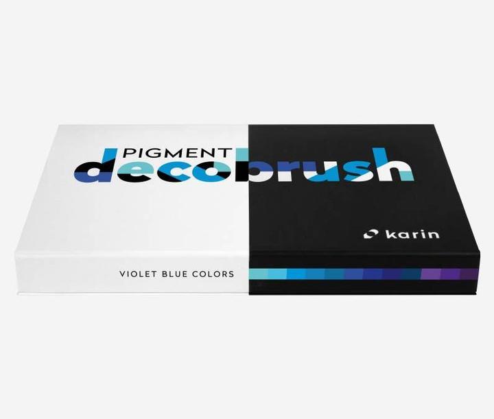 Produktbild Karin PIGMENT DECO BRUSH - Brush Marker (Violett, Dunkelblau, Lila, 12 x)