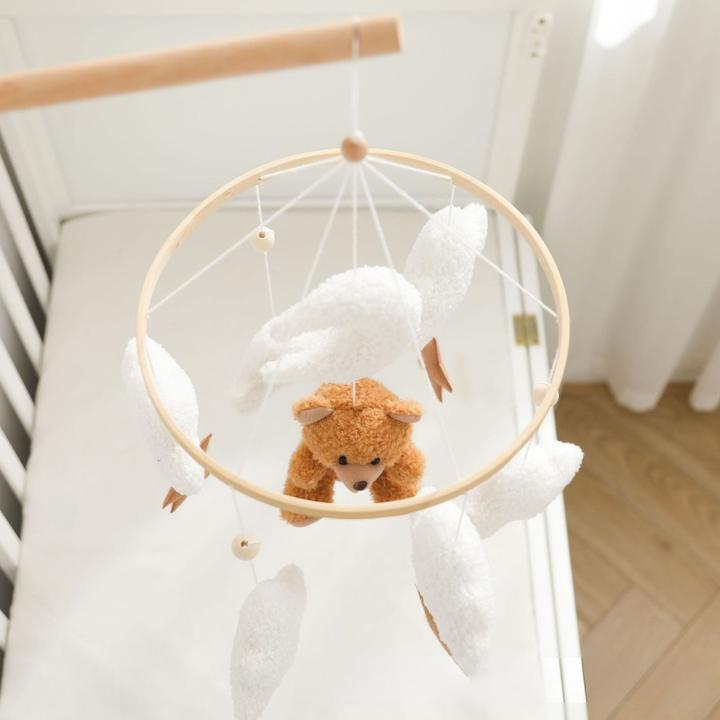 Actual product image Hermex Babymobile Teddybär Hängemobile Mobile Babyspielzeug Schlafmobile