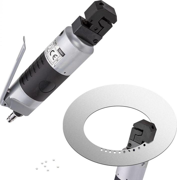 Actual product image Dema Compressed air hole punch / set down pliers 2in1 | 6,3 bar (250 mm)