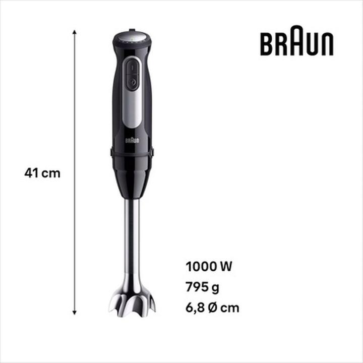 Immagine prodotto Braun MultiQuick 5 Pro MQ55755M, frullatore a mano con 25 impostazioni di velocità