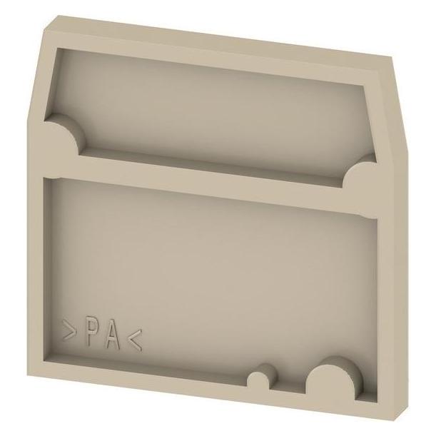 Weidmüller Eindplaat AP AKZ 2,5 (Diverse), Elektronica benodigdheden + Behuizing, Beige