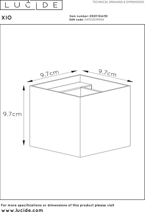 Produktbild Lucide Xio (380 lm, G9)
