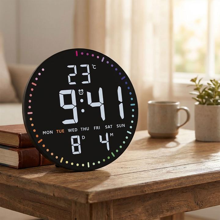 Produktbild TFA Digitale LED-Wand- oder Tischuhr
