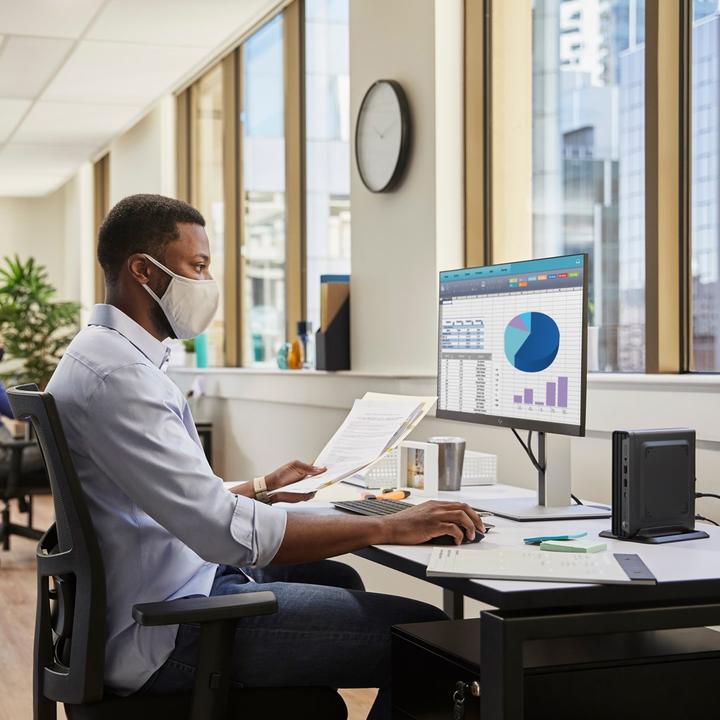 Productafbeelding HP Pro 400 G9 Mini i5-12500T 8GB DDR4 SSD256 UHD 770 W11Pro 3Y OnSite (256 GB, 8 GB, Intel Core i5-12500T)