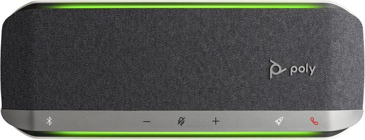 Actual product image Poly HP Vivavoce USB-A USB-C Sync 40-M certificato Microsoft Teams, PC, Argento, 1,05 m, IP64, Windo
