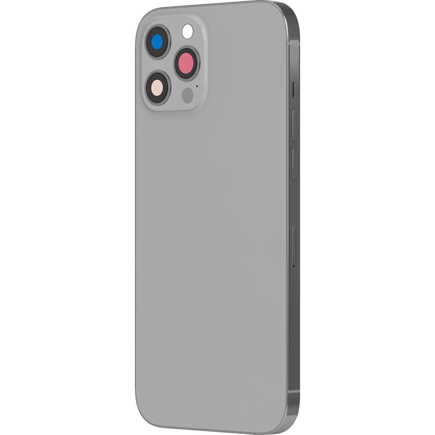 Thumbnail - Clappio Gehäuse + Akkudeckel Ersatzteil (iPhone 12 Pro), Mobilgerät Ersatzteile, Grau