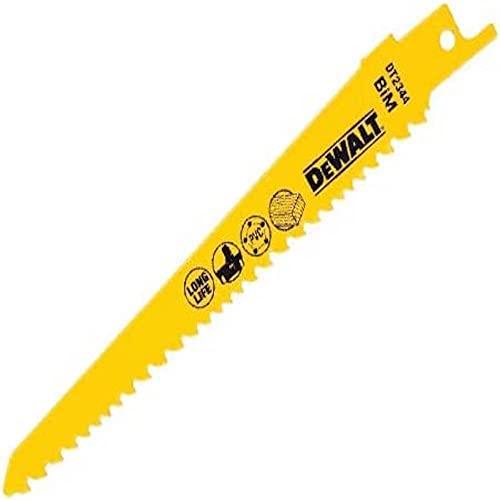 DeWalt, Sägeblatt, DT2344-QZ Bimetall-Säbelsägeblatt Akku 152 Holz kurv (5 St)